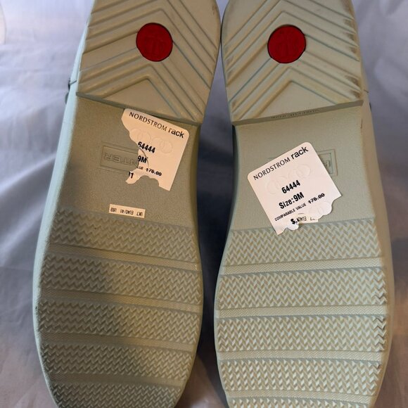 Hunter  Refined Ankle Studded Biker Rain Boot  Sea Spray Blue  Women Size 9 NEW - Picture 5 of 5